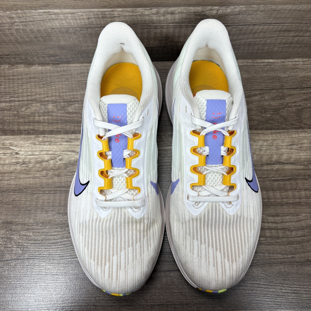 Nike Winflo 9 White Purple Green Womens US Size 8 DR8802-100 Running Shoes - Picture 7 of 9